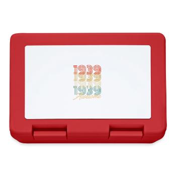 Funny Birthday Awesome 1939 - Lunchbox - red - Front