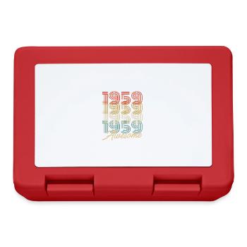 Funny Birthday Awesome 1959 - Brotdose - Rot - Vorne