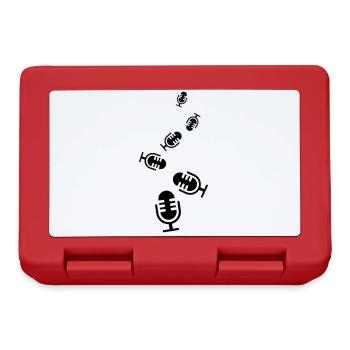 Microphone icon - Lunchbox - red - Front