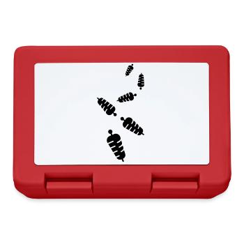 Sandwich icon icon - Lunchbox - red - Front