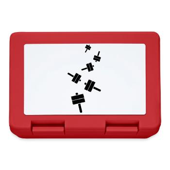 Icône de signalisation - Boîte à goûter - rouge - Devant