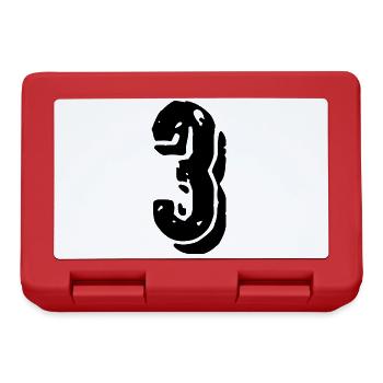 Maillot numéro 3 - Boîte à goûter - rouge - Devant