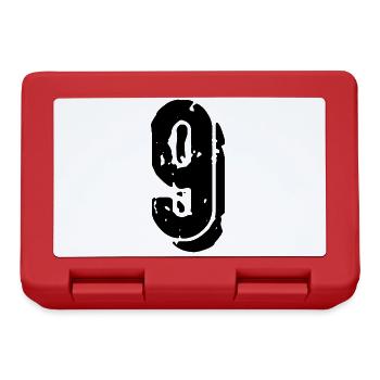 9 number jersey - Lunchbox - red - Front