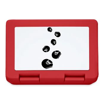 Racing driver helm racing - Lunchbox - red - Front