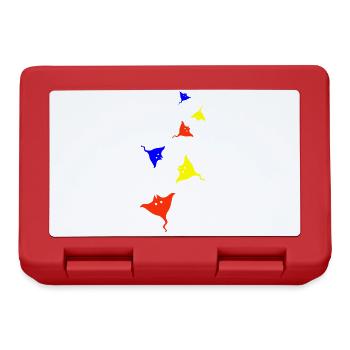 Seeigelicon Bunt - Boîte à goûter - rouge - Devant