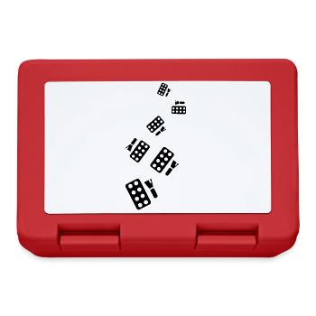 Make Up Cosmetics Icon - Lunchbox - red - Front