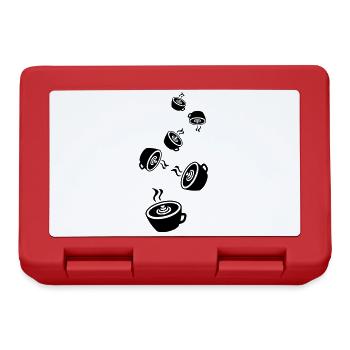 Coffee Icon - Lunchbox - red - Front
