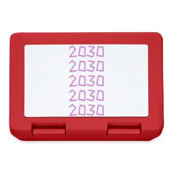 Vintage 2030 - Lunchbox - red - Front