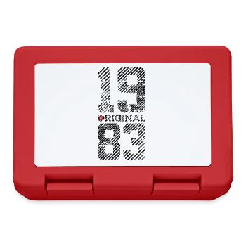 43RD BIRTHDAY VINTAGE ORIGINAL 1983 - Lunchbox - red - Front