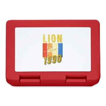 Léo 1990 Zodiac Cadeau d’anniversaire - Boîte à goûter - rouge - Devant