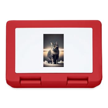 Katze | Haustier | Katzenfan | niedlich | Kätzchen - Brotdose - Rot - Vorne
