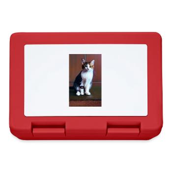 Cat | Pet | Cat Fan | cute | Kitten - Lunchbox - red - Front