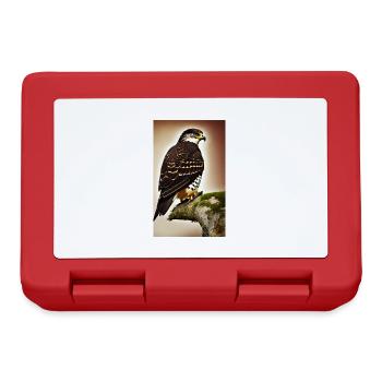 Adler | Vogel | Freiheit | Tiere - Brotdose - Rot - Vorne