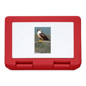 Aigle | Oiseaux | Liberté | Animaux - Boîte à goûter - rouge - Devant