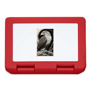 Aigle | Oiseaux | Liberté | Animaux - Boîte à goûter - rouge - Devant