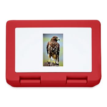 Adler | Vogel | Freiheit | Tiere - Brotdose - Rot - Vorne