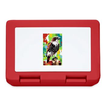 Eagle | Birds | Freedom | Animals - Lunchbox - red - Front