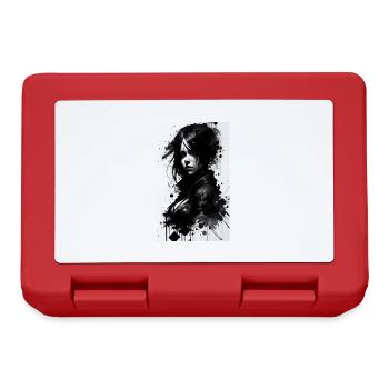 Woman | Face | Girls | Anime - Lunchbox - red - Front