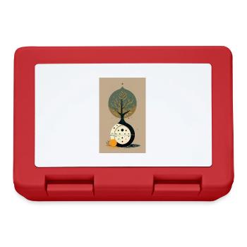Symbole mystique | Mystérieux | Symbole - Boîte à goûter - rouge - Devant