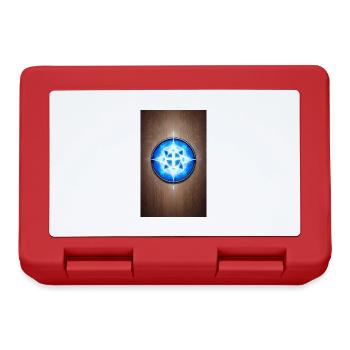 Symbole mystique | Mystérieux | Symbole - Boîte à goûter - rouge - Devant