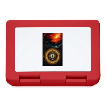 Symbole mystique | Mystérieux | Symbole - Boîte à goûter - rouge - Devant