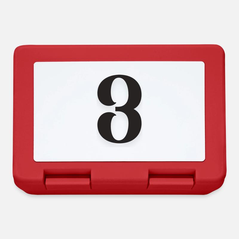 3 - Lunchbox - red