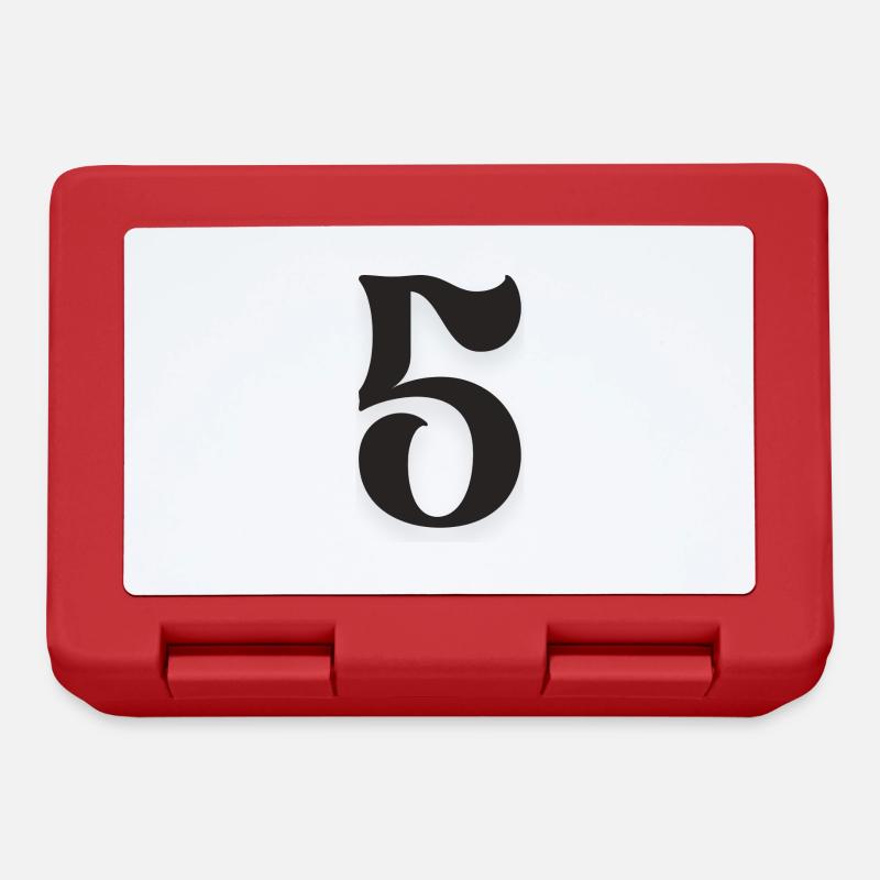 5 - Boîte à goûter - rouge