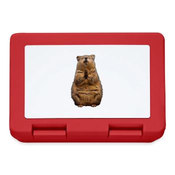 Quokka - Brotdose - Rot - Vorne