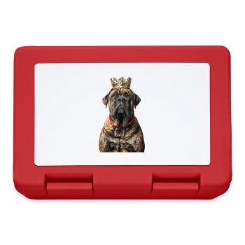 Dogue anglais - Boîte à goûter - rouge - Devant