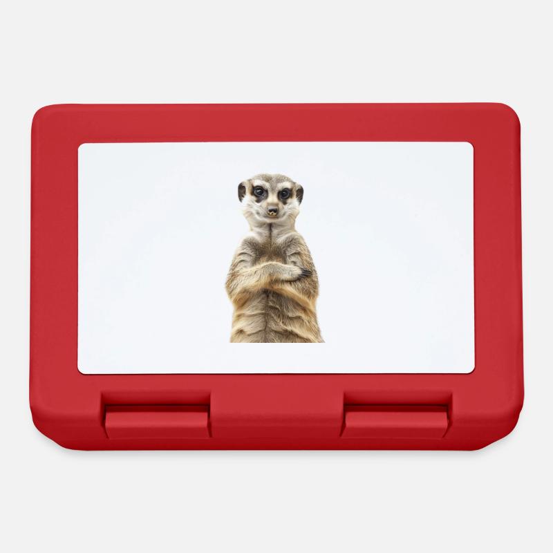 Suricate - Boîte à goûter - rouge