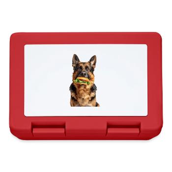 Deutscher Schäferhund - Brotdose - Rot - Vorne