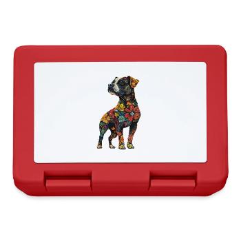 Staffordshire Bullterrier - Brotdose - Rot - Vorne