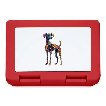 Whippet - Brotdose - Rot - Vorne