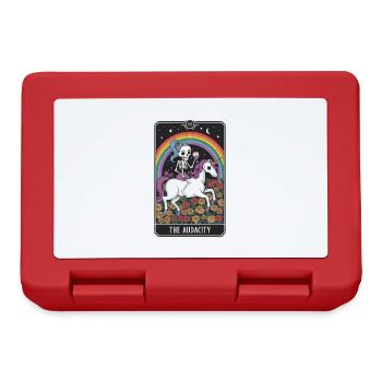 Tarotkarte - Brotdose - Rot - Vorne