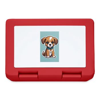 Hundewelpen | Hunde | Welpen | Hundefan - Brotdose - Rot - Vorne