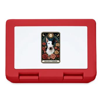 Bullterrier - Brotdose - Rot - Vorne