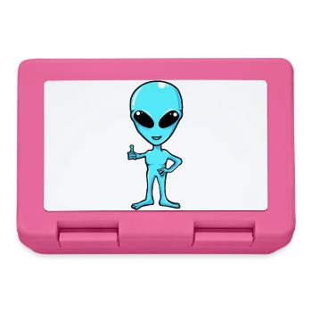 Alien - Brotdose - Pink - Vorne