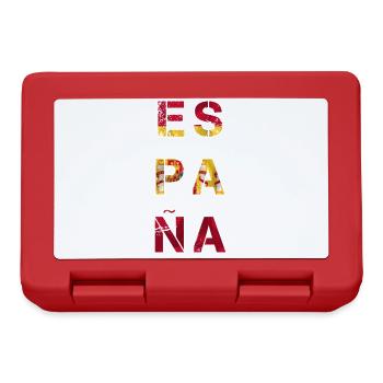 Spanien Design. - Brotdose - Rot - Vorne