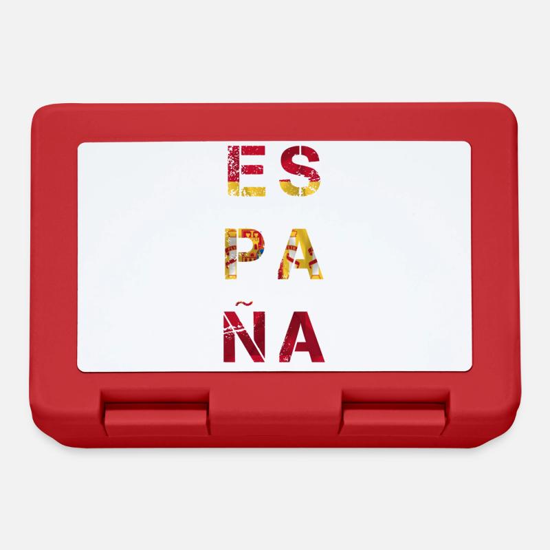 Espagne design. - Boîte à goûter - rouge