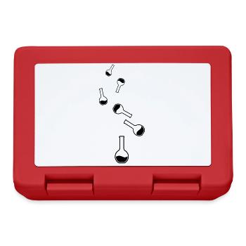 Test tube chemist - Lunchbox - red - Front