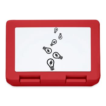 Light bulb icon - Lunchbox - red - Front