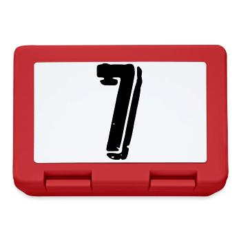 Maillot numéro 7 - Boîte à goûter - rouge - Devant