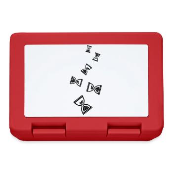 Hourglass Symbol - Lunchbox - red - Front
