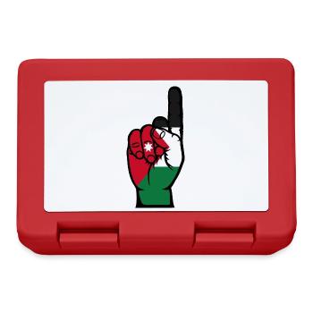 Jordan flag number 1 - Lunchbox - red - Front