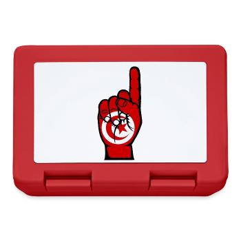 Drapeau tunisien numéro 1 - Boîte à goûter - rouge - Devant