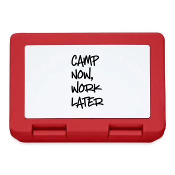 camping - Lunchbox - red - Front