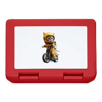 Cadeau pour animal de compagnie de l’astronaute chat - Boîte à goûter - rouge - Devant