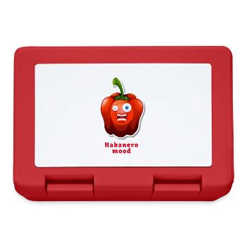 Habanero mood,habanero,chilli , spicy - Lunchbox - red - Front