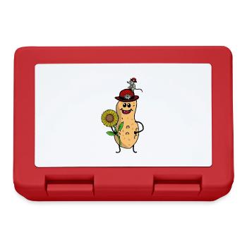 Peanut Peanuts Birthday Birthday Gift - Lunchbox - red - Front