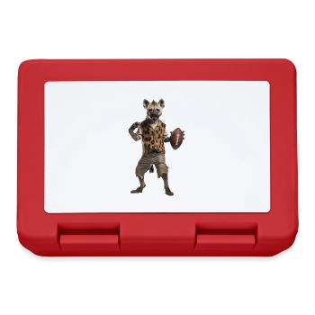 Hyena Football - Lunchbox - red - Front